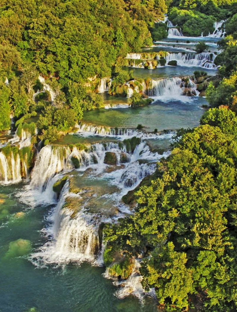 Croatia National Park Krka Cascade Waterfalls